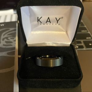 Tungsten wedding band size 12